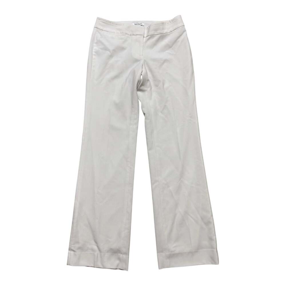 White House Black Market Women’s Size 6 White Bootcut Dress Pants 32 Inseam